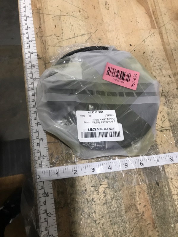 Photo 1 of 2 Rolls Double Fold Bias Tape Bias, 1/2 Inch x 100 Yards Binding Tape DIY Garment Accessories for Sewing, Hemming, Seaming, Piping, Quilting (Black, White)