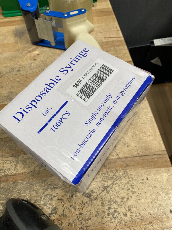 Photo 1 of 100 Pack 1ml/cc 31Ga Lab Supplies, Individually Package