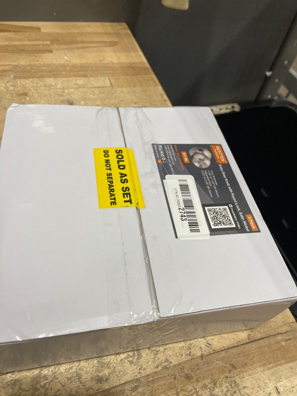 Photo 1 of [3 Pack] BESTTEN Door Knob with Lock and Key, Keyed Different Entry Door Knob with Adjustable Latch, for Entrance and Front Door, Satin Nickel