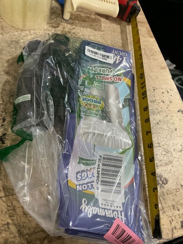 Photo 1 of 1 Gallon 140 pcs (0.8-1 Gal)Small Black Trash Bags, Strong 0.8 Gallon 1 Gallon 1.2 Gallon Garbage Bags, Bathroom Trash Can Bin Liners,Mini Bags Waste Basket Liner,Fit 3,4.5 Liter, 0.8-1 Gal(1Black140)