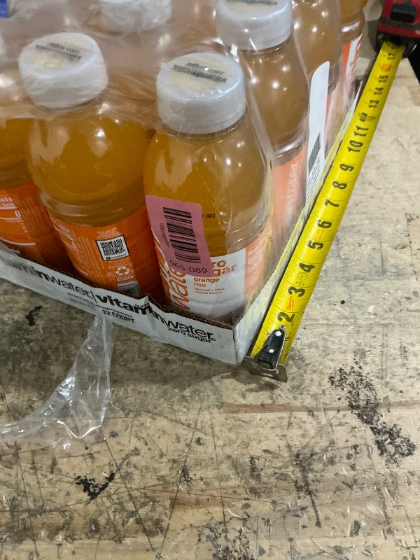 Photo 1 of (12) pack vitaminwater zero Rise, 20 fl oz