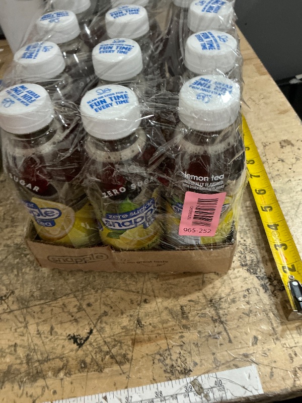 Photo 1 of (12pack)Diet  Snapple Iced Tea, Lemon, 16 fl oz