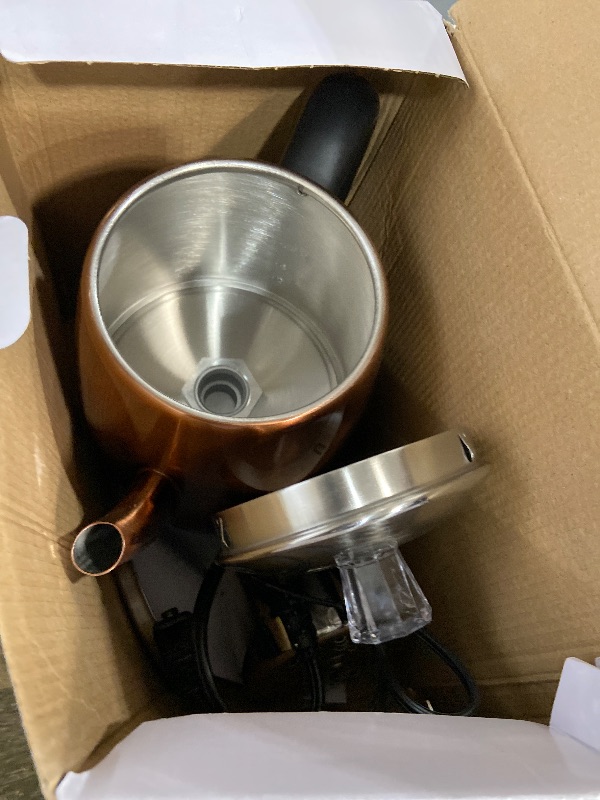 Photo 1 of **MISSING STEM** Mixpresso 4 Cup Percolator Coffee Pot Electric, Copper Stainless Steel Coffee Percolator Electric With Keep Warm Function, Classic Perculator Pot With Removable Basket for Home or Office