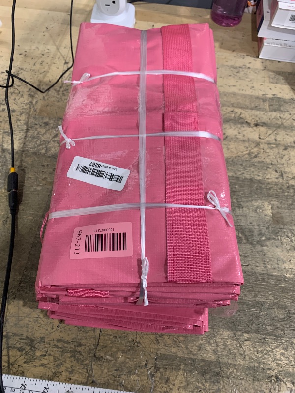 Photo 1 of 12 Pack Extra Heavy Duty Large Moving Bags with Strong Zipper & Comfortable Handles, Sturdy & Durable Clothes Storage Bags Totes Bins, Packing Moving Boxes for College Supplies, Pink