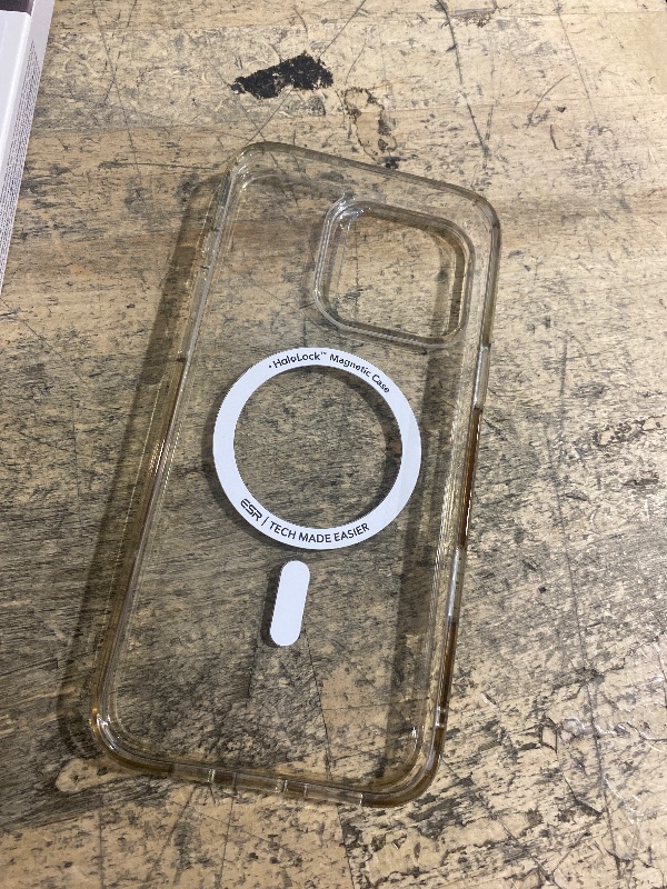 Photo 1 of *** IPHONE 15 PRO***   ESR for iPhone 17 Pro Max Case with Stash Stand, Camera Control Cover Compatible with MagSafe, Military-Grade Drop Protection Phone Case for iPhone 17 Pro Max, Scratch-Resistant Back Cover, Clear