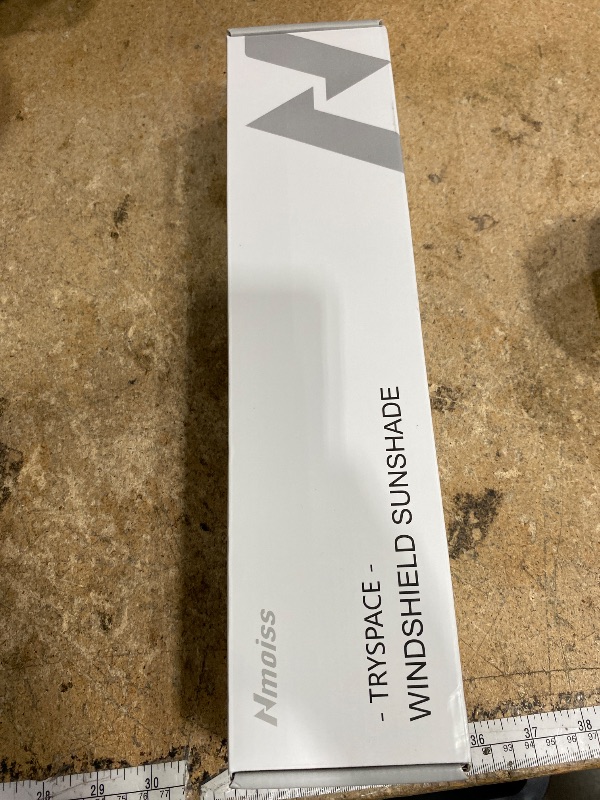 Photo 1 of [2025 Upgrade] Nmoiss Windshield Sun Shade Umbrella - [Vinyl Coating Heat Shield] Protect Car from Sun Rays & Heat Damage Keep Cool and Protect Interior, Spring Structure Edge Medium 56" L x 31" W