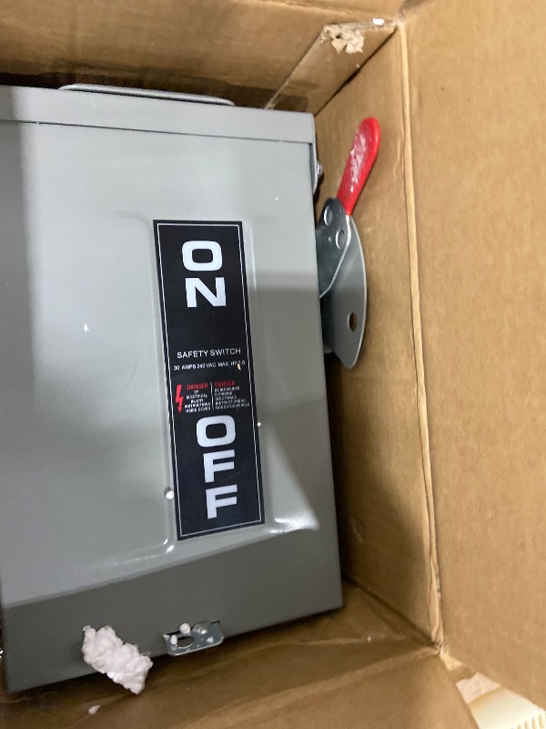 Photo 1 of ?Upgrade? 2p 30 Amp Disconnect,Disconnect Switch,Add Ground Design,Non-Fusible,NEMA 3R Standard,Heavy Duty Steel Material,Rust and Corrosion Resistant,for Indoor and Outdoor,120/240v,10-Year Warrnaty