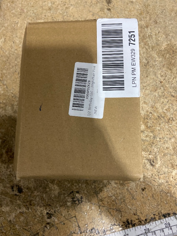 Photo 1 of 1/2 Birthday Girl, Half Birthday Decorations, 6 Month High Chair Banner, Bling Party Decorations Set With Handmade Cake Candle Crown Hat (Pink)