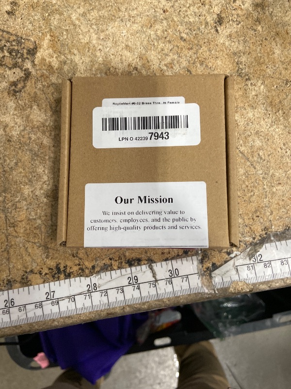 Photo 1 of #6-32 Brass Threaded Inserts (60-Pack), Heat Set Knurled Nuts for 3D Printing & Plastics, 1/4" Height, Female Threaded Brass Inserts