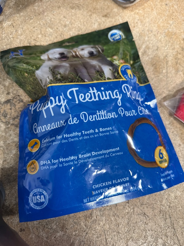 Photo 1 of 1/26 N-Bone Puppy Teething Rings, Grain-Free Chicken Flavor, 6 ct