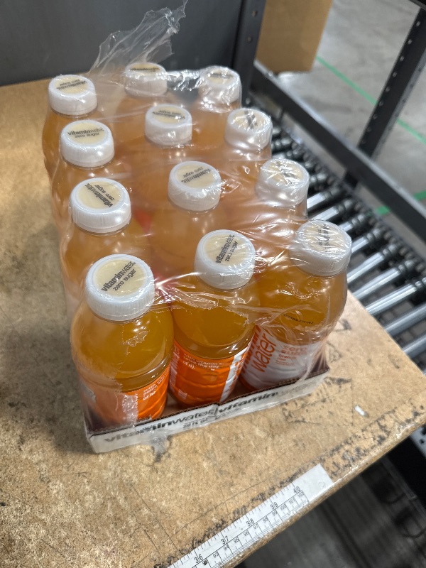 Photo 1 of ****EXPIRES NOV 24,2025**** 11/25 Vitaminwater Zero Sugar Rise Electrolyte Enhanced Water W/ Vitamins Orange Drinks 20 Fl Oz 12 Pack