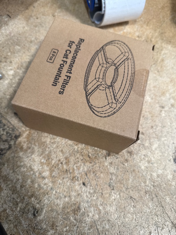 Photo 1 of Guarm 11 Pcs Cat Fountain Filter Replacement - Compatible with 2.5L Automatic Pet Water Fountain, 4-Layer Filtration System, Includes 8 Carbon Filters, 2 Sponges, and 1 Cleaning Brush