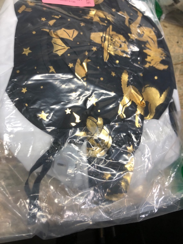 Photo 1 of 3 Packs Halloween Decorations Outdoor, Hanging Ghosts String Lights Halloween Decor, Spooky Cute Glowing Ghost Witch Hat Lights 3 Modes for Patio Yard Front Porch Tree House Party(18 Batteries)