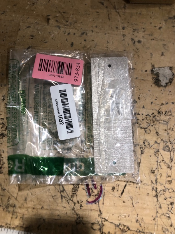 Photo 1 of ? ??? W10915651 W10120230 Microwave Waveguide Cover, 5-3/8 x 1-3/4 Inches | Silicone Bonded mica waveguide Cover | Fits Whirlpool Built-in microwaves, with 4 Pack Microwave Locking Button Rivet