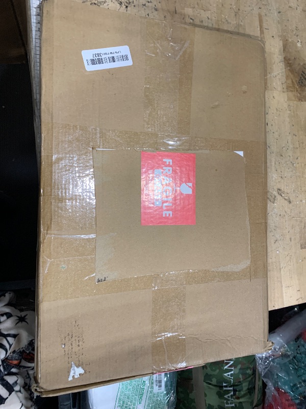 Photo 1 of 11x17 Oak Picture Frame, Solid Oak 11x17 Poster Frame with Mat to 8x12(Openning Size is 7.5x11.5), Natural Wood 17x11 Frames for Wall, Set of 1