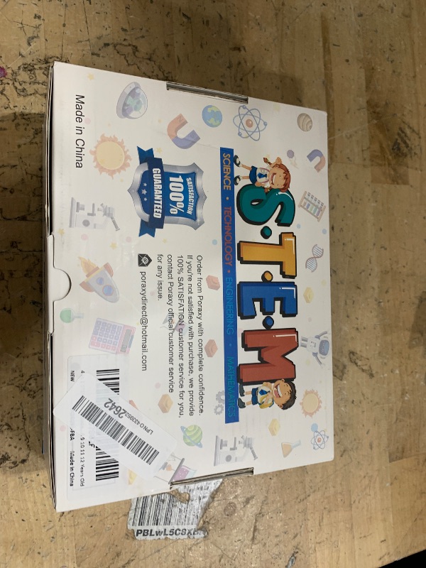 Photo 1 of **possibly missing pieecs** Poraxy 4 in 1 STEM Kits for Kids Age 8-10, Science STEM Projects for Kids 8-12, 3D Puzzles, Educational Craft Building Toys 8-13, Christmas Birthday Gifts for Girls Boys 6 7 8 9 10 11 12 13 Year Old