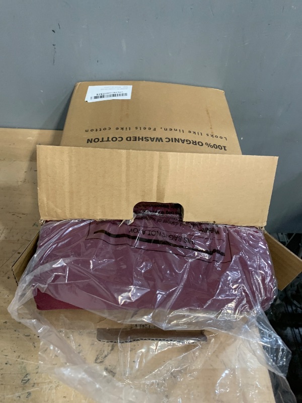 Photo 1 of 100% Organic Cotton Eco Friendly Full Size Bed Sheets, Mercerized Fully Elasticized Cotton Sheets Full, Percale Weave Soft & Comfy Comes in Variety of Colors- Windsor Wine
