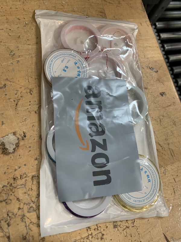 Photo 1 of 0.8 mm Dia. 10 Rolls Copper Jewelry Wire, 10 Assorted Colors Beading Wire for Jewelry Making Bracelet Earrings Rings Necklaces Flower Craft Projects