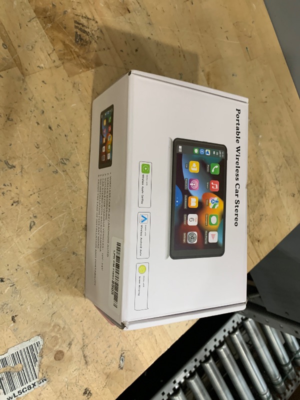 Photo 1 of ?Hieha? 2025 Wireless Portable Carplay and Android Auto, Carplay Screen for Car with Mirror Link/AUX/FM,7" Touchscreen Bluetooth 5.0, Marine Stereos for All Vehicles