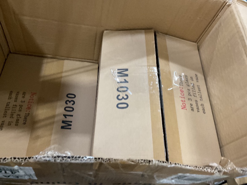 Photo 1 of  Thick Glass Cylinder Vases 4,6,9,12 Inch Tall Clear Flower Vase Hurricane Floating Candle Holder for Table Centerpiece Wedding Home Decor