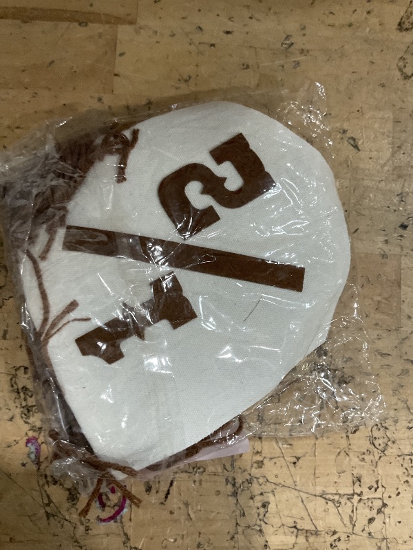 Photo 1 of 1/2 High Chair Banner - 1/2 Birthday Decorations,Half Way To One High Chair Banner,Half Birthday Highchair Banner (1/2brown)