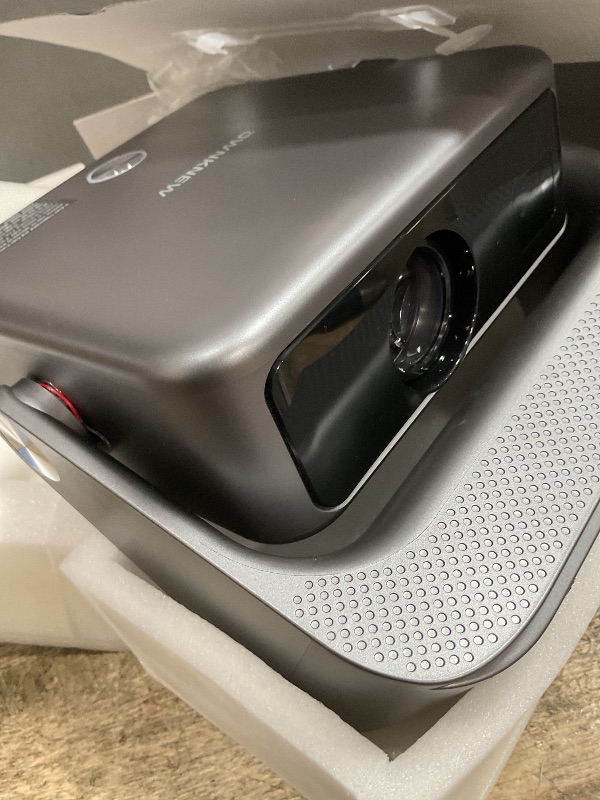 Photo 1 of ?Buit-in Google TV & Voice Control?Smart Projector with WiFi 6 and Bluetooth, 4K Support Movie Outdoor Projectors Compatible with Netflix/Prime Video/YouTube, Auto Focus Home Proyector 180°Stand