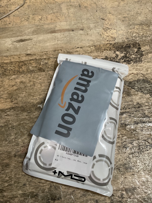 Photo 1 of +MD 2 Pairs Compression Socks for Women & Men Medical Grade 20-30 mmHg, Open-Toe knee High Stocking, Support for edema, Varicose Veins, Nude, Large