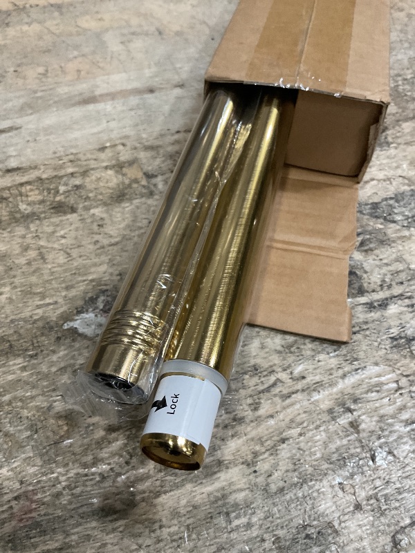 Photo 1 of ***UNKNOWN MISSING PIECES*** YNL Shower Curtain Rod 34-82 Inches (2.8-6.8ft) Adjustable Spring Shower Rod No Drilling, Non-Slip, Never Rust, Stainless Steel, Suitable for Bathroom Window Living room, Gold