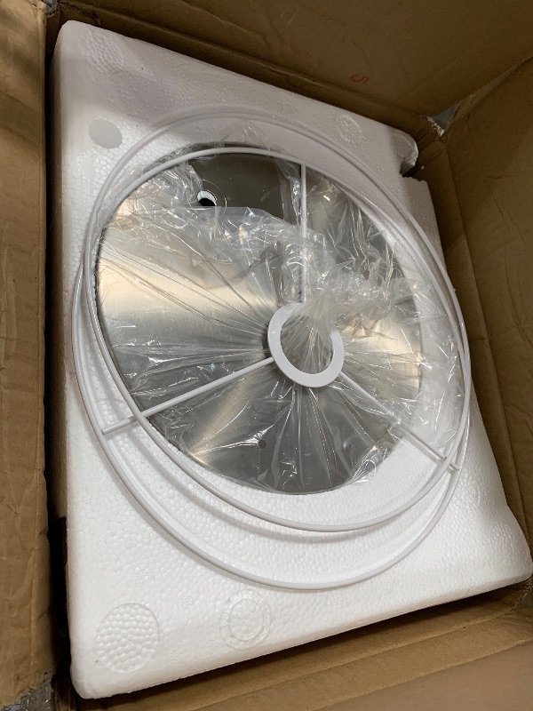 Photo 1 of ?Upgraded? Dimmable Brushed Nickel Floor Lamp, 1200 Lumens LED Bulb Included, Arc Floor Lamps for Living Room Modern Standing Lamp with Blue Shade, Tall Lamp for Living Room Bedroom Office Study room