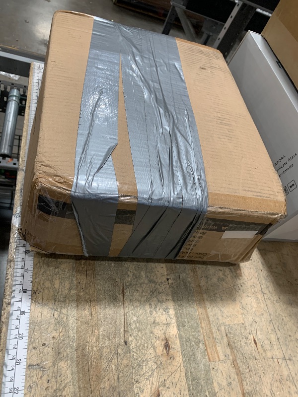 Photo 1 of ?Upgraded? Dimmable Brushed Nickel Floor Lamp, 1200 Lumens LED Bulb Included, Arc Floor Lamps for Living Room Modern Standing Lamp with Blue Shade, Tall Lamp for Living Room Bedroom Office Study room