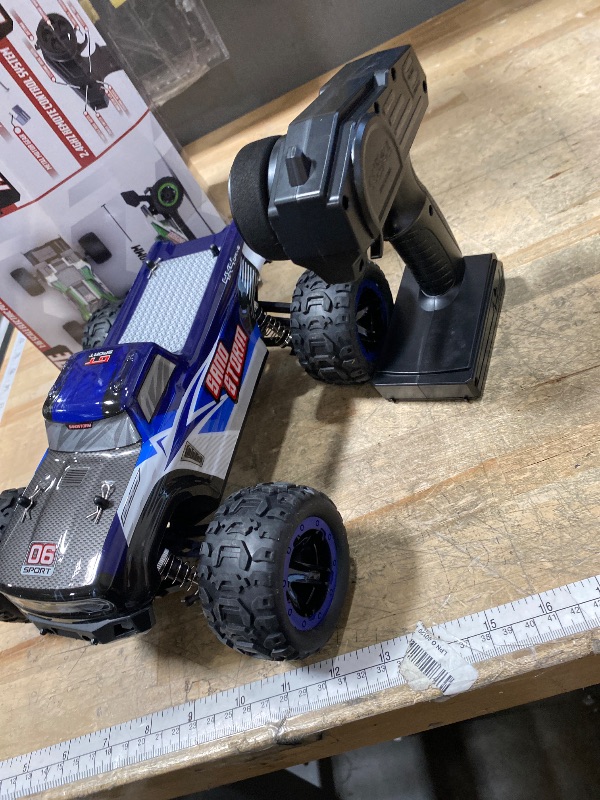 Photo 1 of **USED**RACENT RC Truck 1:16 4x4 All Terrain RC Car 40KPH High Speed Remote Control Cars for Boys, Off-Road Monster Truck with 2.4Ghz Radio Control, 2 Batteries, Gifts for Kids Adults