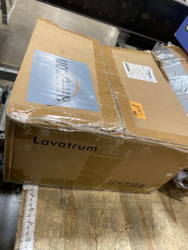 Photo 1 of **UNTESTED UNKNOWN DMAAGES POSSIBLY FOR PARTS** Lavatrum Shower Faucet Set - 12 inches Rain Shower System with 6 Function Handheld Shower Head Rough in Pressure Balance Valve Kit - Stainless Steel Bathroom Shower Kit Complete Brushed Nickel