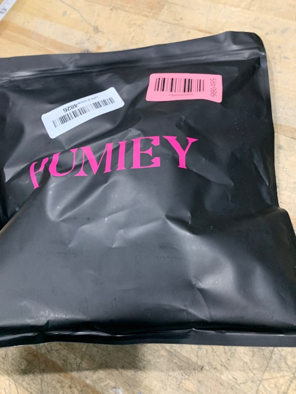 Photo 1 of **SIGNS OF HEAVY USAGE** PUMIEY Long Sleeve Shirts for Women Crew Neck Slim Fit Fall Tops Sexy Basic Tee, Splashed White Small