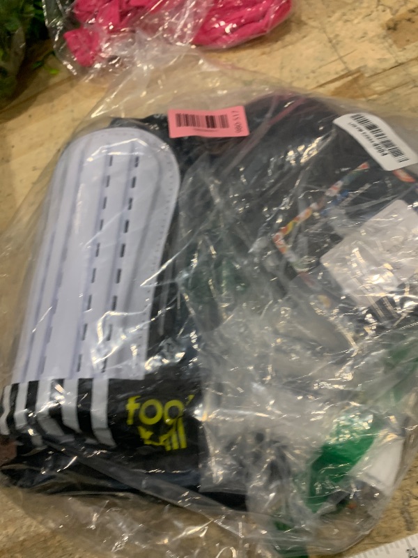 Photo 1 of 2 Pairs Soccer Shin Guards & 2 Pairs Soccer Socks for Adults and Teenagers, Protective Gear Soccer Equipment for Kids, Boys, Girls Over 12 Years Old