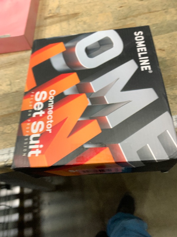 Photo 1 of ****MISSING PLIERS***** SOMELINE Crimp Tool Connector Kit, JST-XH/SM/SYP 2.5mm and Du pont 2.54mm Connector Set, 27 Types of Connectors, 30-20 AWG Ratcheting Crimper for JST Series,KF2510,Molex,AMP EI Series