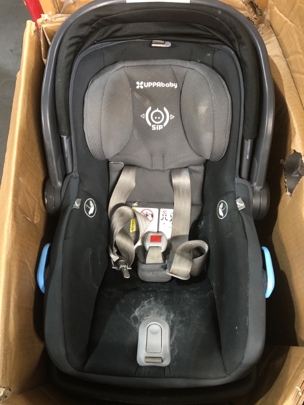 Photo 1 of (used)(see all images) UPPAbaby Mesa V3 Infant Car Seat - Easy Installation + SmartSecure Technology - Attaches to Stroller |(Charcoal)