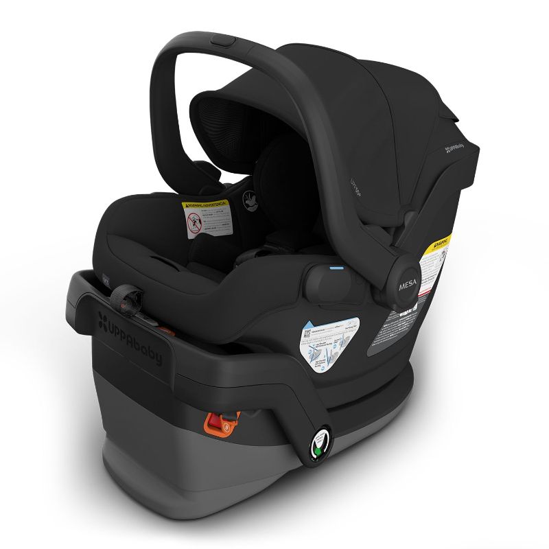 Photo 1 of (used)(see all images) UPPAbaby Mesa V3 Infant Car Seat - Easy Installation + SmartSecure Technology - Attaches to Stroller |(Charcoal)