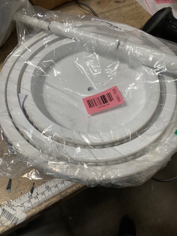 Photo 1 of ***FOR PARTS ONLY /MISSING ASSEMBLY PIECES*** SwallowLiving Farmhouse 3 Tier Tray, White Three Tiered Tray Wood Stand with Shabby Chic Beaded for Home & Kitchen or Coffee Bar Decorations, 12.4 x 12.4 x 16.5 inchs