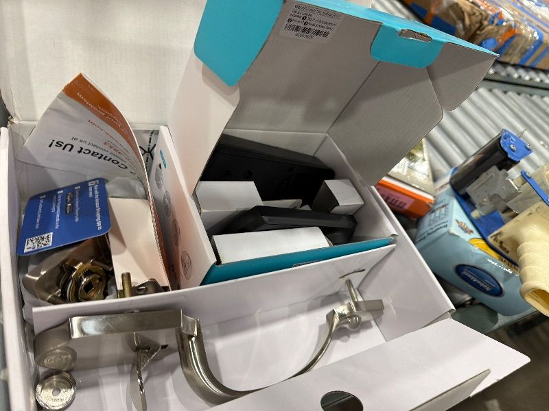 Photo 1 of ***SEE NOTES***
Veise VE07-H Fingerprint Smart Locks for Front Door with Handle Set, App Control, Keyless Entry Keypad Deadbolt, Digital Electronic Touchscreen, Easy Install, Auto Lock, Matte Black