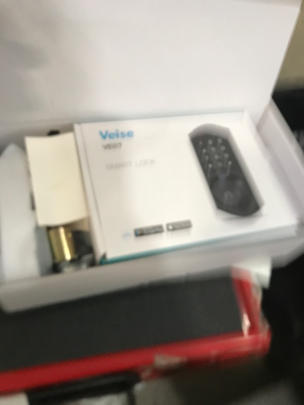 Photo 1 of ***SEE NOTES***
Veise VE07-H Fingerprint Smart Locks for Front Door with Handle Set, App Control, Keyless Entry Keypad Deadbolt, Digital Electronic Touchscreen, Easy Install, Auto Lock, Matte Black