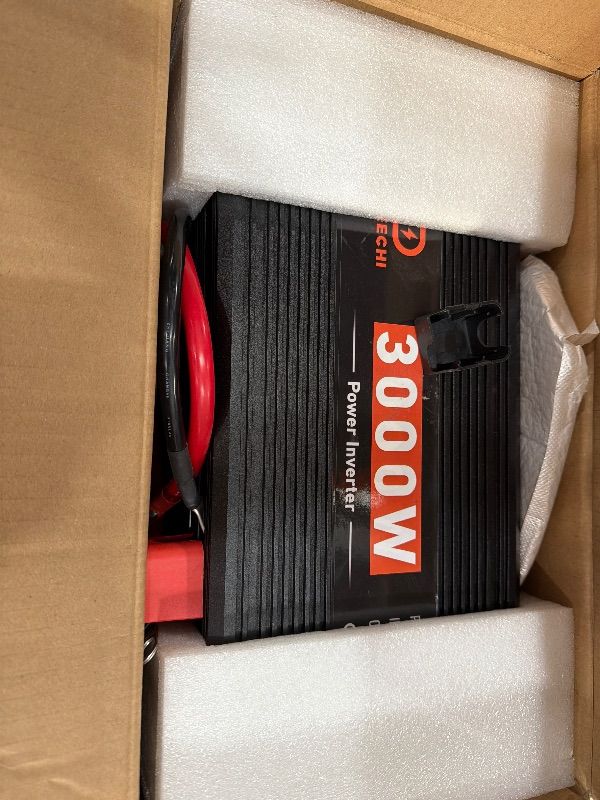 Photo 1 of (see images) 3000W Power Inverter 12V DC to 110V/120V AC Converter for RV/Truck/Boat/Camping/Off-Grid Solar Car Power Inverter Peak Power