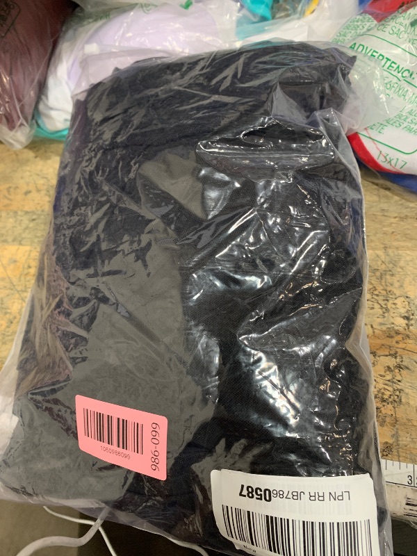 Photo 1 of Lrady Women's Formal Evening Gowns High Split Ruffle Wedding Guest Cape Sleeve Cocktail Party Maxi Dresses, Black, X-Large