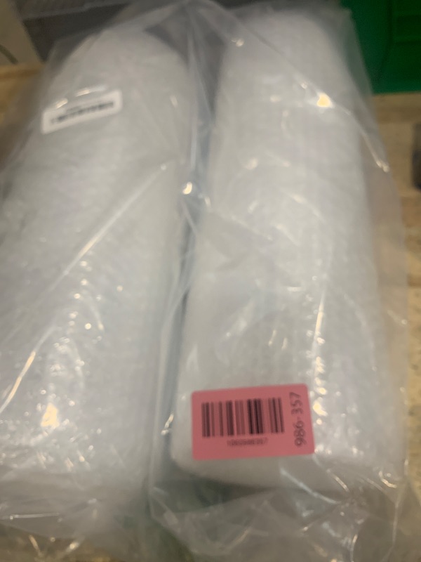 Photo 1 of 2-Pack Bubble Cushioning Wrap Rolls, 3/16" x 15" x 72' ft Total [2 Rolls of 36 Feet], Perforated 12" 20 Fragile Stickers for Shipping, Packaging, Mailing