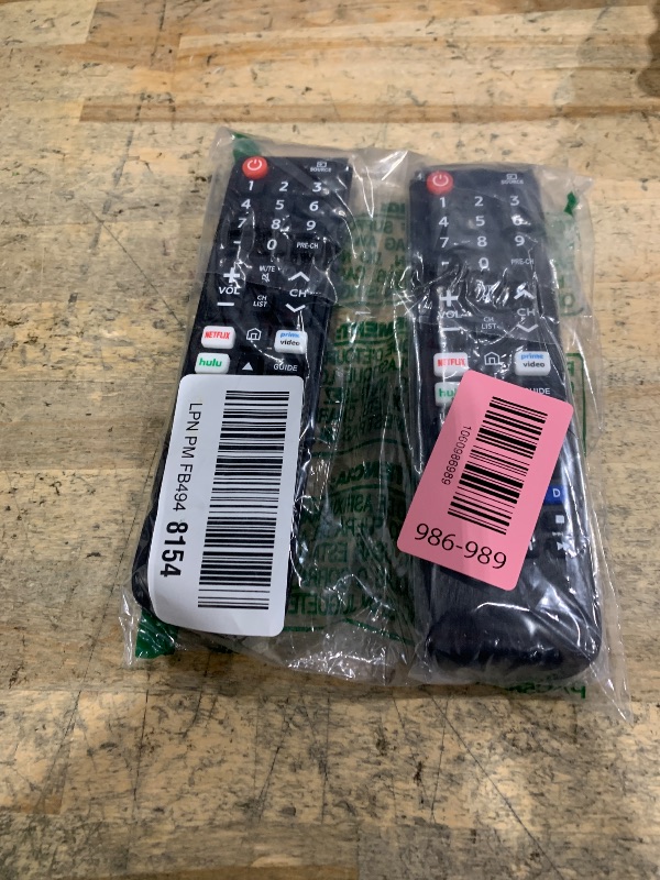 Photo 1 of ?Pack of 2? New Universal Remote for All Samsung TV Remote, Replacement Compatible for All Samsung Smart TV, LED, LCD, HDTV, 3D, Series TV