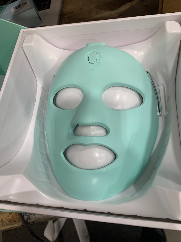 Photo 1 of Qure Red Light Therapy for Face – LED Mask with 5 Light Modes for Anti-Aging, Acne, Wrinkles & Dark Spots, 3-Min Wireless Daily Treatments, Smart App Control with Reminders, FDA Cleared