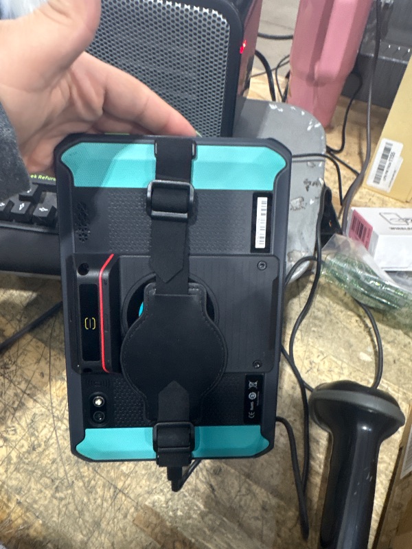 Photo 3 of MUNBYN Rugged Tablet Scanner ILT01P, 8-inch Large Memory 6GB+128GB, Android 13 Warehouse Scanner, Equip with Honeywell N6703 1D 2D Scan Engine, IP66 Enterprise Tablet for Warehouse