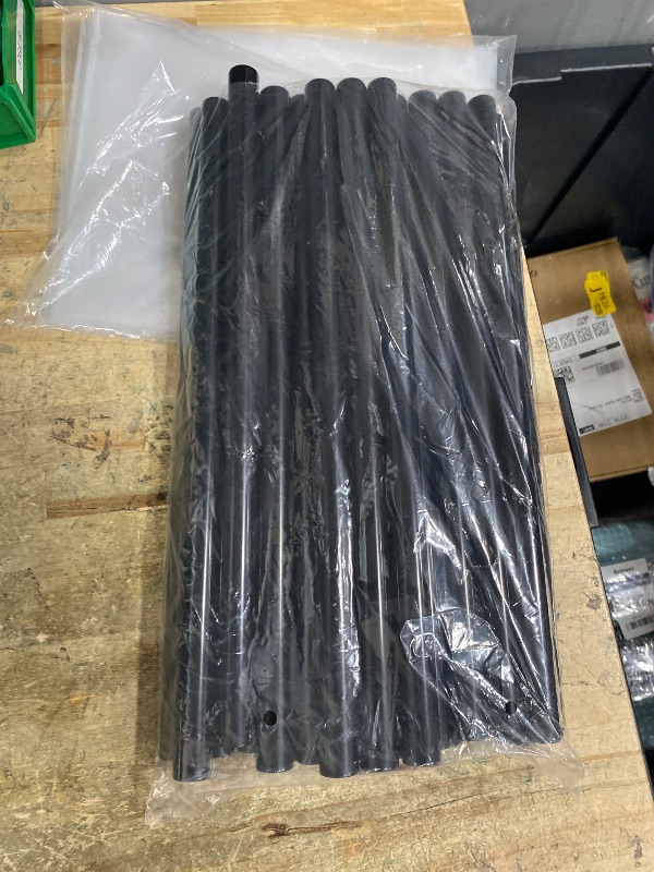 Photo 1 of 24 Pcs Black Pipes, Unknown Measurements
