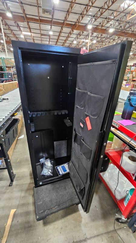 Photo 4 of INTERGREAT 8-12 Gun safes,Rifle Safe,Gun Safes for Home Rifle and Pistols, Long Gun Safe for Rifle Shotgun for Home,Quick Access Rifle Safes,Adjustable Shelves, Easy Assemble