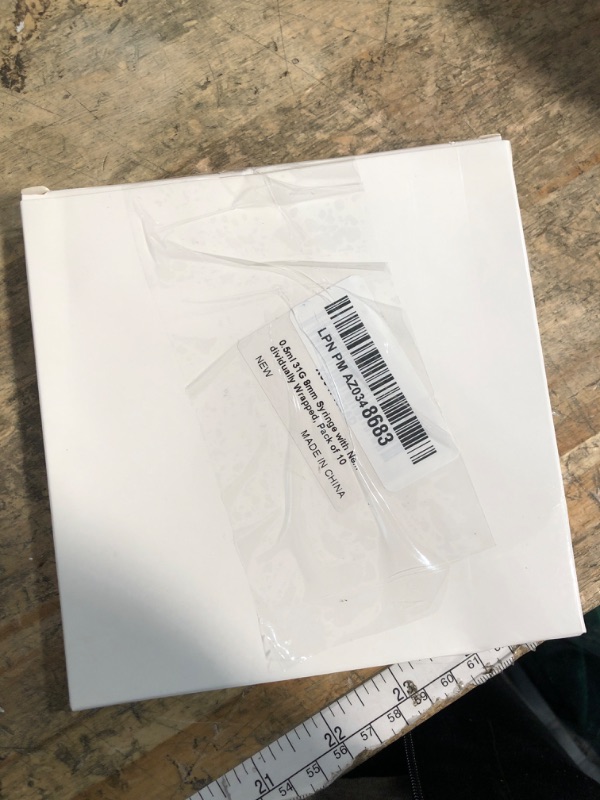 Photo 1 of 0.5ml 31G 5/16 Inch 8mm Syringe, Lab Syringes Individually Wrapped, Pack of 25