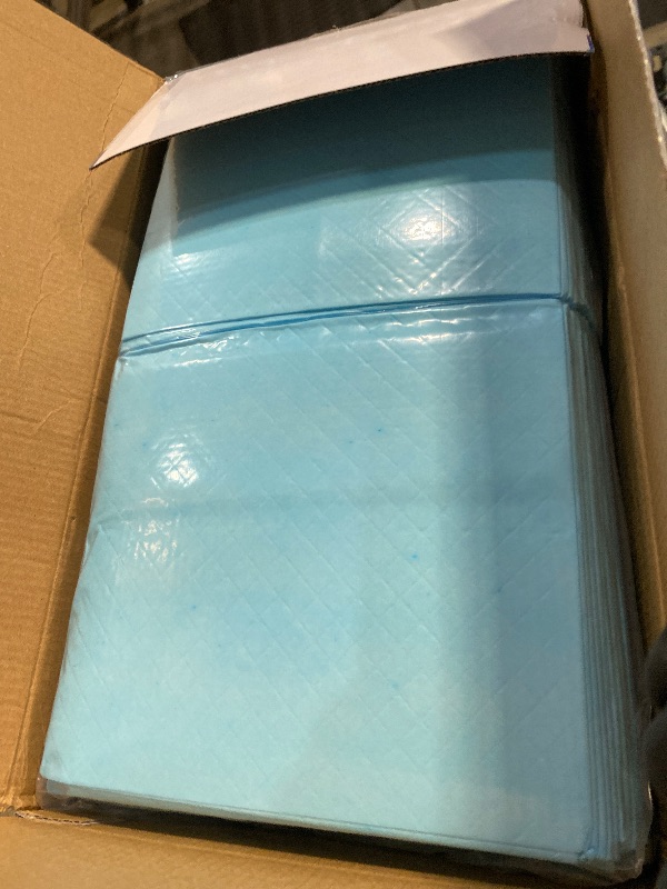 Photo 1 of 100 Count Disposable Beds Pads,23"x36" Waterproof Adults Incontinence Chucks Underpads,Absorbent Leakproof Pee Pads for Kids,Elderly,Extra Large Dog Puppy Training Pad,Baby Changing Liner